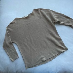 HM ribbed beige sweater, size S